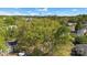Stunning aerial view of a lush, tree-filled neighborhood and skyline at 343 Wakefield Dr # C, Charlotte, NC 28209