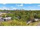 Incredible aerial view showcasing the skyline and surrounding neighborhood at 343 Wakefield Dr # C, Charlotte, NC 28209