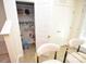 Pantry with shelves that maximize food storage and organization at 346 Cornielle Ln, Charlotte, NC 28216