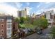 An exterior shot showing the building and cityscape at 405 W 7Th St # 408, Charlotte, NC 28202