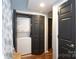 Stacked white washer and dryer tucked away in closet at 405 W 7Th St # 408, Charlotte, NC 28202