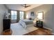 Spacious main bedroom featuring hardwood floors, ample natural light, and neutral decor at 405 W 7Th St # 408, Charlotte, NC 28202