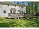 Backyard showcasing a deck area perfect for outdoor relaxation and entertaining at 505 Southland Rd, Huntersville, NC 28078