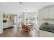 Cozy dining area featuring a round table near bright windows and a modern design at 505 Southland Rd, Huntersville, NC 28078