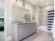 Nautical-themed bathroom featuring dual sinks, granite countertops, and tub-shower combo at 5078 Hyannis Ct, Matthews, NC 28104