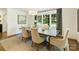 Dining room with lots of natural light, neutral colors, and stylish furnishings at 517 Wingrave Dr, Charlotte, NC 28270