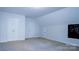 Carpeted bedroom with ample space, multiple closets and a chalkboard wall at 5808 Mcdowell Run Dr, Huntersville, NC 28078