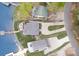 Expansive aerial view of the property showcasing its proximity to the lake and surrounding neighborhood at 602 Shoreline Rd # 144, New London, NC 28127