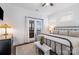 Inviting primary bedroom with a wrought iron bed frame and view of the lake at 602 Shoreline Rd # 144, New London, NC 28127