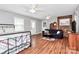 This studio apartment features two doors, a bed, and a sofa at 7020 Leesburg Rd, Charlotte, NC 28215