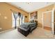 Cozy bedroom features neutral walls, plush carpet, and bright natural light at 709 Circle Trace Rd, Monroe, NC 28110