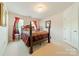 Comfortable bedroom featuring neutral colors, a ceiling light, and matching furniture at 709 Circle Trace Rd, Monroe, NC 28110