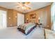 Cozy bedroom featuring a comfortable bed and a ceiling fan at 709 Circle Trace Rd, Monroe, NC 28110