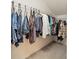 Walk-in closet with organized clothing racks and ample storage space at 709 Circle Trace Rd, Monroe, NC 28110