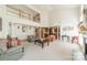 Bright living room boasts soaring ceilings, an upper-level balcony and flows into an adjacent kitchen at 709 Circle Trace Rd, Monroe, NC 28110