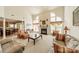Spacious living room with fireplace, large windows, neutral color, and ample seating at 709 Circle Trace Rd, Monroe, NC 28110