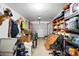 A cluttered two-car garage with a variety of items at 773 Sir Raleigh Dr, Concord, NC 28025