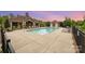 Community pool area with plenty of seating and a covered lounge area provides a resort-like feel at 1008 Avalon Pl, Matthews, NC 28104