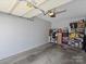 Spacious garage area with ample storage shelves for organized storage of tools, equipment, and household items at 1123 Park West Dr, Charlotte, NC 28209