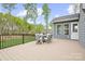 Beautiful backyard deck with outdoor furniture, offering a relaxing space for entertaining and enjoying the outdoors at 137 Brawley Woods Ln, Mooresville, NC 28115