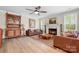 Charming living room with a cozy fireplace and decor at 137 Brawley Woods Ln, Mooresville, NC 28115