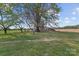This expansive yard offers a unique treehouse, blending natural beauty with playful adventure at 14855 Nc 801 Hwy Hwy, Mt Ulla, NC 28125