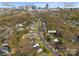 Aerial view of property and the neighborhood, with city skyline views of Uptown and South End at 1751 Merriman Ave, Charlotte, NC 28203