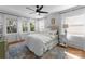 Bright bedroom with large windows, plush carpet, and a cozy bed perfect for relaxation and comfort at 1751 Merriman Ave, Charlotte, NC 28203