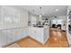 Beautiful kitchen with stainless appliances, bright countertops, and open layout to the Gathering room at 1751 Merriman Ave, Charlotte, NC 28203