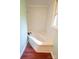 Cozy bathroom showcases a built-in soaking tub, offering a relaxing retreat for homeowners at 2540 Heritage Cir, Statesville, NC 28625