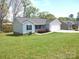 Attractive single-story home with well-manicured front yard and a two-car garage at 295 Green Meadows Dr, Taylorsville, NC 28681