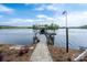 Private covered dock with boat slip on a tranquil lake setting at 302 Patterson'S Bridge None, New London, NC 28127