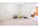 Finished basement area with exercise equipment provides versatile space for activities at 3033 Beech Ct, Indian Trail, NC 28079