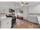Functional kitchen with stainless steel appliances and ample cabinet space at 365 Pine Hill Rd, Salisbury, NC 28144