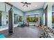 Home gym with black rubber flooring, large mirror, and several exercise machines at 385 Squirrel Ln, Clover, SC 29710