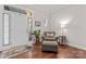 Welcoming foyer with hardwood floors, stylish furnishings, and natural light from windows at 4012 Brandywine Ter, Lancaster, SC 29720