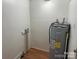 Utility room with water heater and water supply lines at 421 E Cemetary St, Salisbury, NC 28144