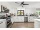 Well-appointed kitchen with stainless steel appliances, sleek countertops, and ample cabinet space at 4517 Lake Shore N Rd, Denver, NC 28037