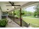 View from the porch overlooking the spacious yard and quiet neighborhood at 4517 Lake Shore N Rd, Denver, NC 28037