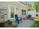 Private backyard retreat with patio, featuring a lush lawn for outdoor enjoyment at 4648 Craigmoss Ln, Charlotte, NC 28278