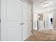 Hallway with carpeted floor and a view of other rooms at 4648 Craigmoss Ln, Charlotte, NC 28278