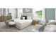Bedroom featuring a bed, two chairs, accent table and view of the outdoors at 5232 Reedy Ridge Rd, Charlotte, NC 28215