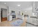 Bright kitchen with granite countertops, stainless steel appliances, and a charming breakfast nook at 5301 Baker Dr, Charlotte, NC 28210