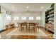Charming dining room with natural light and hardwood flooring at 6339 Montpelier Rd, Charlotte, NC 28210