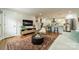 Open-concept living area blending a cozy living room with a modern, well-equipped kitchen at 6339 Montpelier Rd, Charlotte, NC 28210