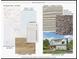 Image showcases home specifications, including Satori backsplash, City Lights White paint, quartz countertops and Cree flooring at 6524 Robert St, Huntersville, NC 28078