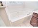 Close-up of the soaking tub in the main bathroom at 7206 Forrest Rader Dr, Mint Hill, NC 28227