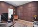 Cozy home office featuring stylish decor, a modern desk setup, and comfortable seating at 1021 Vickie Ln, Matthews, NC 28104