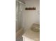 Bathroom featuring a vanity with a sink, shower with curtain, and wall hooks at 104 Poplar St, Clover, SC 29710