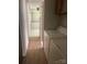 A look into the laundry area, showcasing washer and dryer hookups and extra storage at 104 Poplar St, Clover, SC 29710